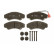 Brake Pad Set, disc brake COTEC GDB1518 TRW, Thumbnail 3