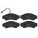 Brake Pad Set, disc brake COTEC GDB1518 TRW, Thumbnail 6