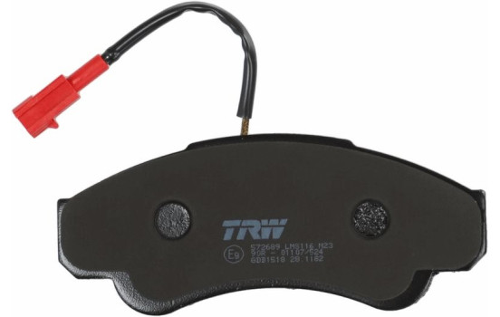 Brake Pad Set, disc brake COTEC GDB1518 TRW, Image 7
