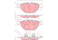 Brake Pad Set, disc brake COTEC GDB1529 TRW