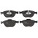 Brake Pad Set, disc brake COTEC GDB1532 TRW, Thumbnail 4