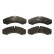 Brake Pad Set, disc brake COTEC GDB1534 TRW, Thumbnail 3