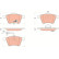 Brake Pad Set, disc brake COTEC GDB1538 TRW, Thumbnail 2