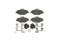 Brake Pad Set, disc brake COTEC GDB1542 TRW