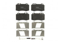 Brake Pad Set, disc brake COTEC GDB1543 TRW