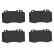 Brake Pad Set, disc brake COTEC GDB1543 TRW, Thumbnail 7