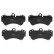 Brake Pad Set, disc brake COTEC GDB1547 TRW, Thumbnail 4