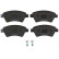Brake Pad Set, disc brake COTEC GDB1552 TRW, Thumbnail 4