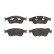 Brake Pad Set, disc brake COTEC GDB1553 TRW
