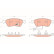Brake Pad Set, disc brake COTEC GDB1553 TRW, Thumbnail 2