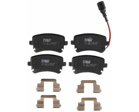 Brake Pad Set, disc brake COTEC GDB1557 TRW, Image 3