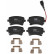 Brake Pad Set, disc brake COTEC GDB1557 TRW, Thumbnail 3