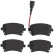 Brake Pad Set, disc brake COTEC GDB1557 TRW, Thumbnail 4