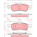 Brake Pad Set, disc brake COTEC GDB1561 TRW