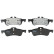 Brake Pad Set, disc brake COTEC GDB1561 TRW, Thumbnail 4