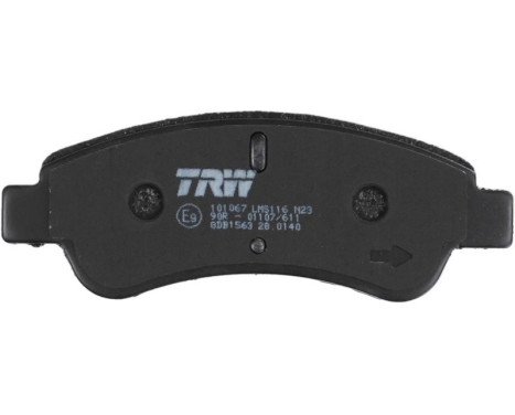 Brake Pad Set, disc brake COTEC GDB1563 TRW, Image 7
