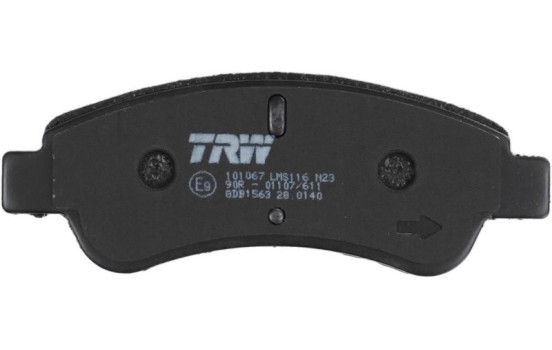 Brake Pad Set, disc brake COTEC GDB1563 TRW, Image 7