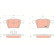 Brake Pad Set, disc brake COTEC GDB1566 TRW, Thumbnail 2