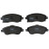 Brake Pad Set, disc brake COTEC GDB1570 TRW, Thumbnail 6