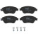 Brake Pad Set, disc brake COTEC GDB1579 TRW, Thumbnail 4