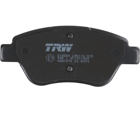 Brake Pad Set, disc brake COTEC GDB1579 TRW, Image 7