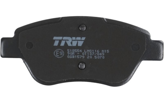 Brake Pad Set, disc brake COTEC GDB1579 TRW, Image 7