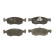 Brake Pad Set, disc brake COTEC GDB1588 TRW