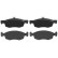 Brake Pad Set, disc brake COTEC GDB1588 TRW, Thumbnail 6