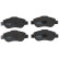 Brake Pad Set, disc brake COTEC GDB1589 TRW, Thumbnail 4
