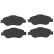 Brake Pad Set, disc brake COTEC GDB1589 TRW, Thumbnail 5