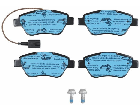Brake Pad Set, disc brake COTEC GDB1590 TRW, Image 4