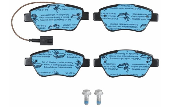 Brake Pad Set, disc brake COTEC GDB1590 TRW, Image 4