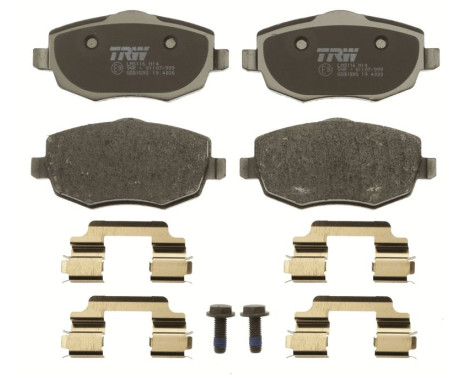 Brake Pad Set, disc brake COTEC GDB1593 TRW, Image 3