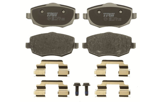 Brake Pad Set, disc brake COTEC GDB1593 TRW, Image 3