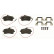 Brake Pad Set, disc brake COTEC GDB1594 TRW, Thumbnail 3