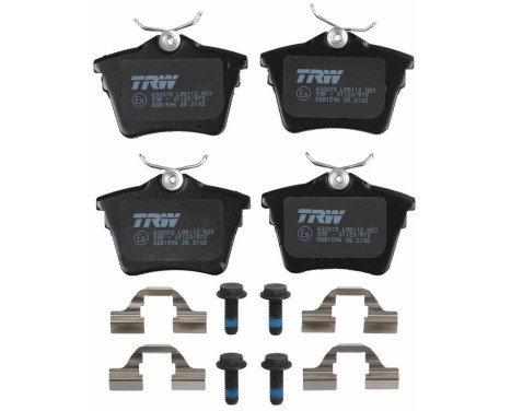 Brake Pad Set, disc brake COTEC GDB1596 TRW, Image 4