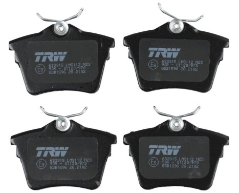 Brake Pad Set, disc brake COTEC GDB1596 TRW, Image 6