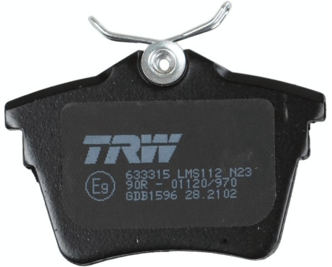 Brake Pad Set, disc brake COTEC GDB1596 TRW, Image 7