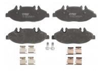 Brake Pad Set, disc brake COTEC GDB1600 TRW