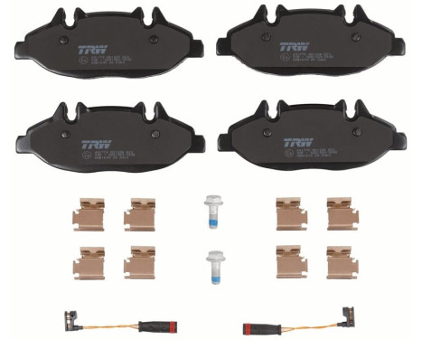 Brake Pad Set, disc brake COTEC GDB1600 TRW, Image 4
