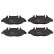 Brake Pad Set, disc brake COTEC GDB1600 TRW, Thumbnail 5