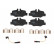 Brake Pad Set, disc brake COTEC GDB1601 TRW, Thumbnail 3