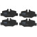 Brake Pad Set, disc brake COTEC GDB1601 TRW, Thumbnail 5