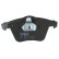 Brake Pad Set, disc brake COTEC GDB1607 TRW, Thumbnail 6