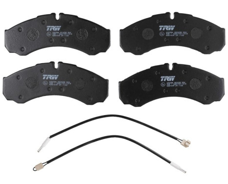 Brake Pad Set, disc brake COTEC GDB1609 TRW, Image 3