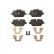 Brake Pad Set, disc brake COTEC GDB1612 TRW