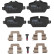 Brake Pad Set, disc brake COTEC GDB1612 TRW, Thumbnail 3