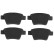 Brake Pad Set, disc brake COTEC GDB1620 TRW, Thumbnail 4