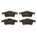 Brake Pad Set, disc brake COTEC GDB1621 TRW, Thumbnail 3