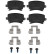 Brake Pad Set, disc brake COTEC GDB1622 TRW, Thumbnail 8